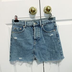 Bershka Denim Mini Skirt *LIKE NEW*